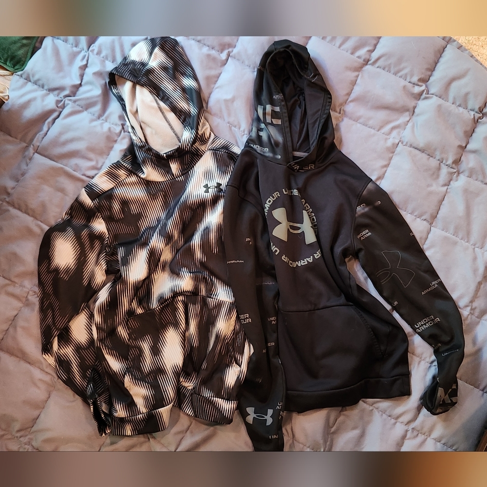 2 Youth XL Under Armour Hoodies